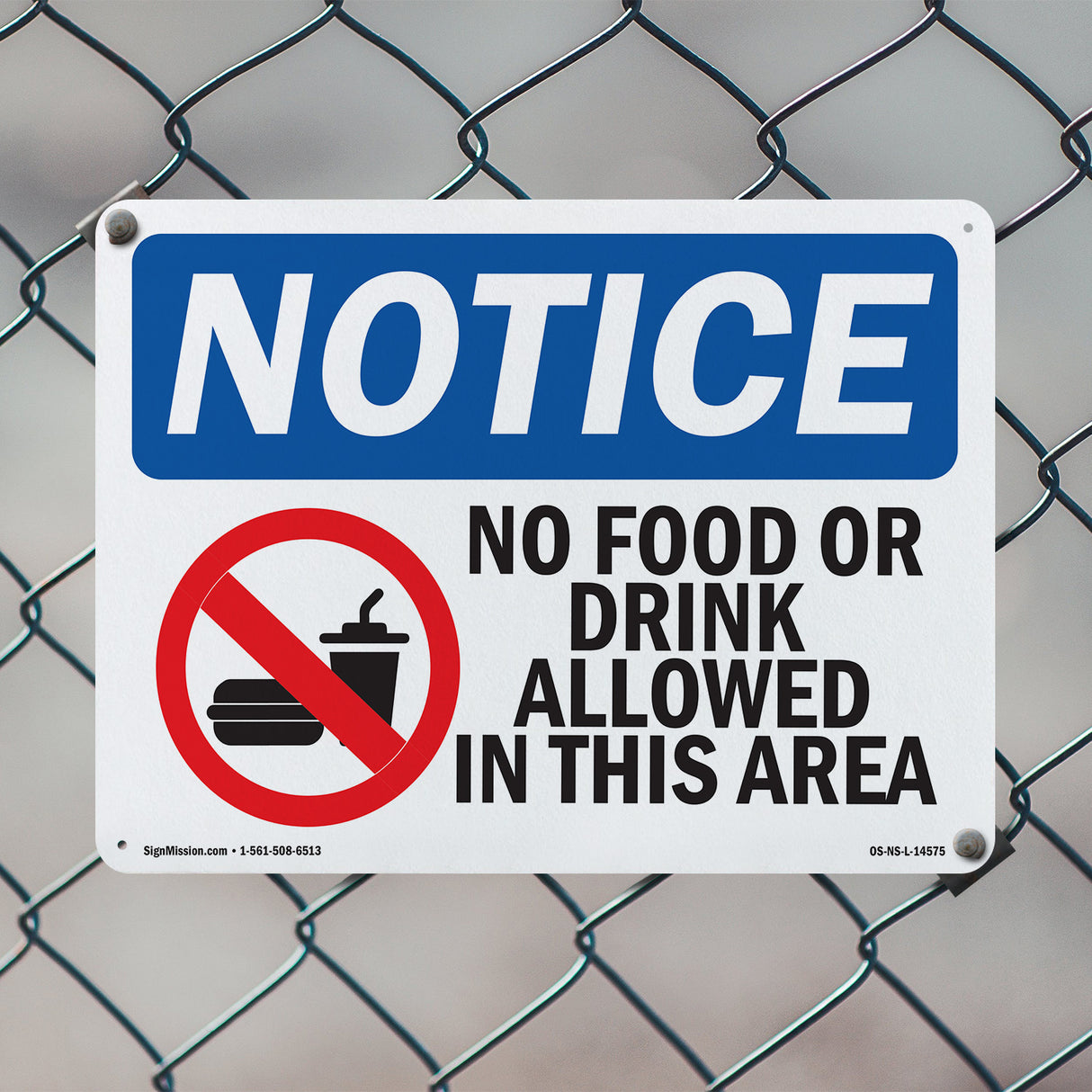 No Food Or Drink Allowed In This Area