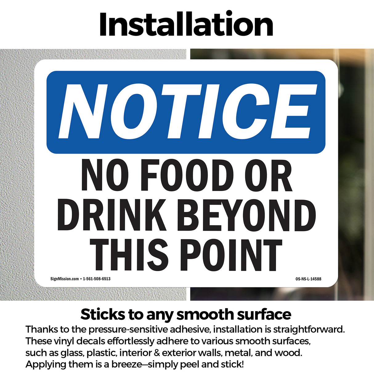 No Food Or Drink Beyond This Point