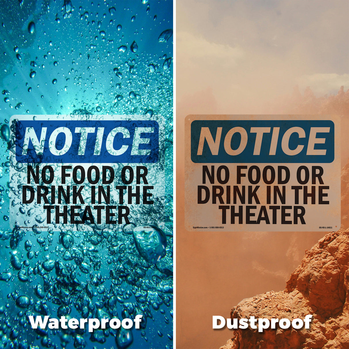 No Food Or Drinks In The Theater