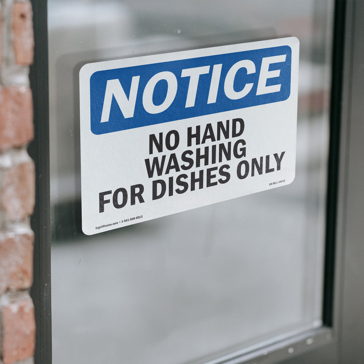 No Hand Washing For Dishes Only