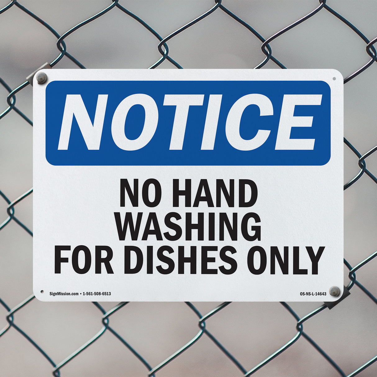 No Hand Washing For Dishes Only
