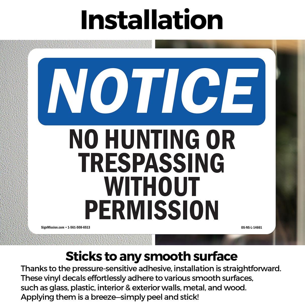No Hunting Or Trespassing Without Permission