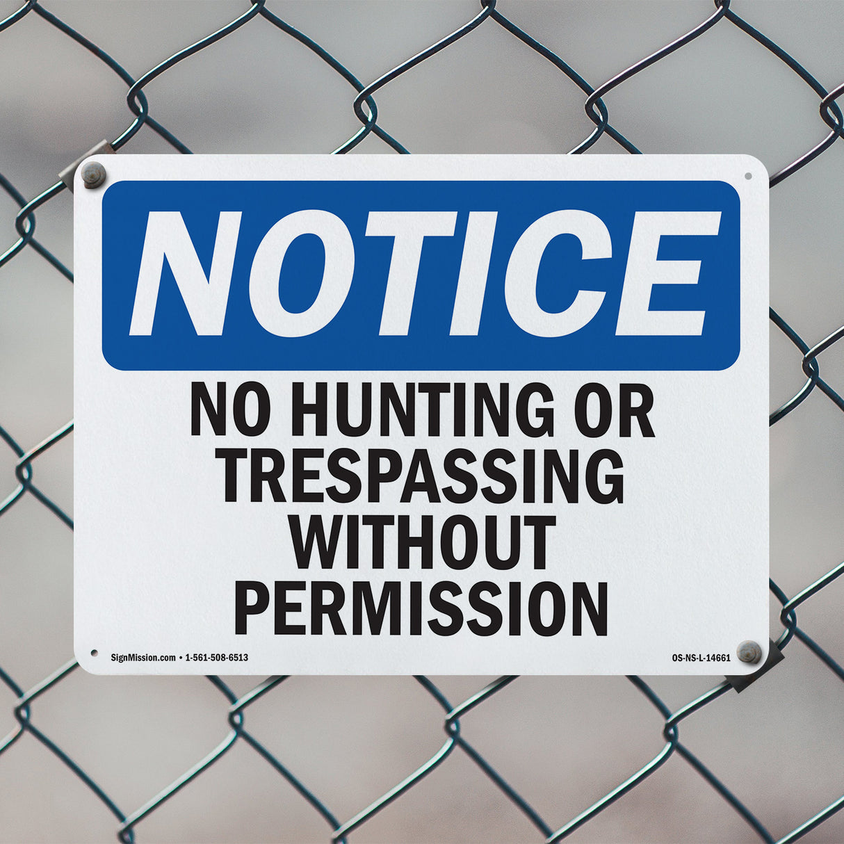 No Hunting Or Trespassing Without Permission