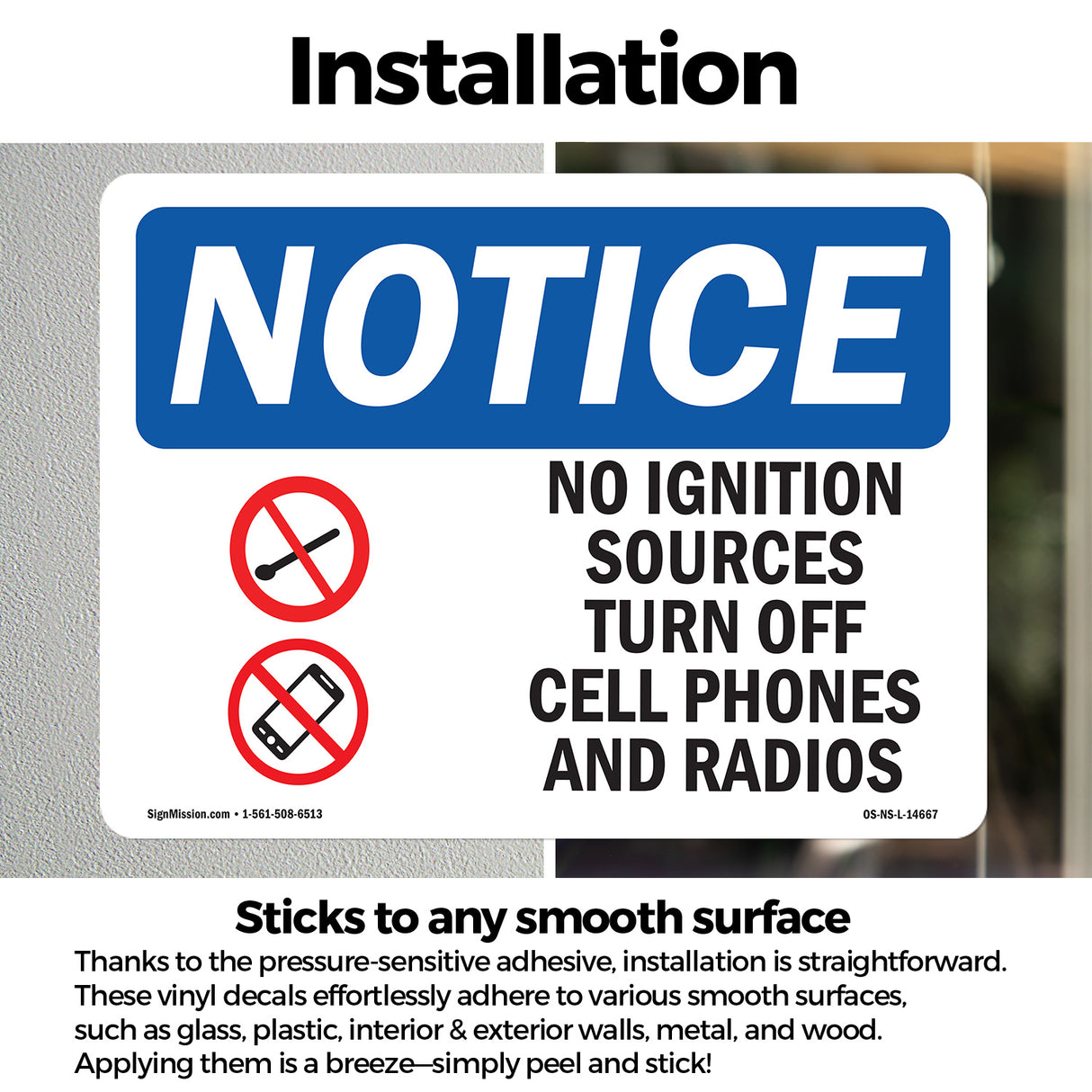 No Ignition Sources