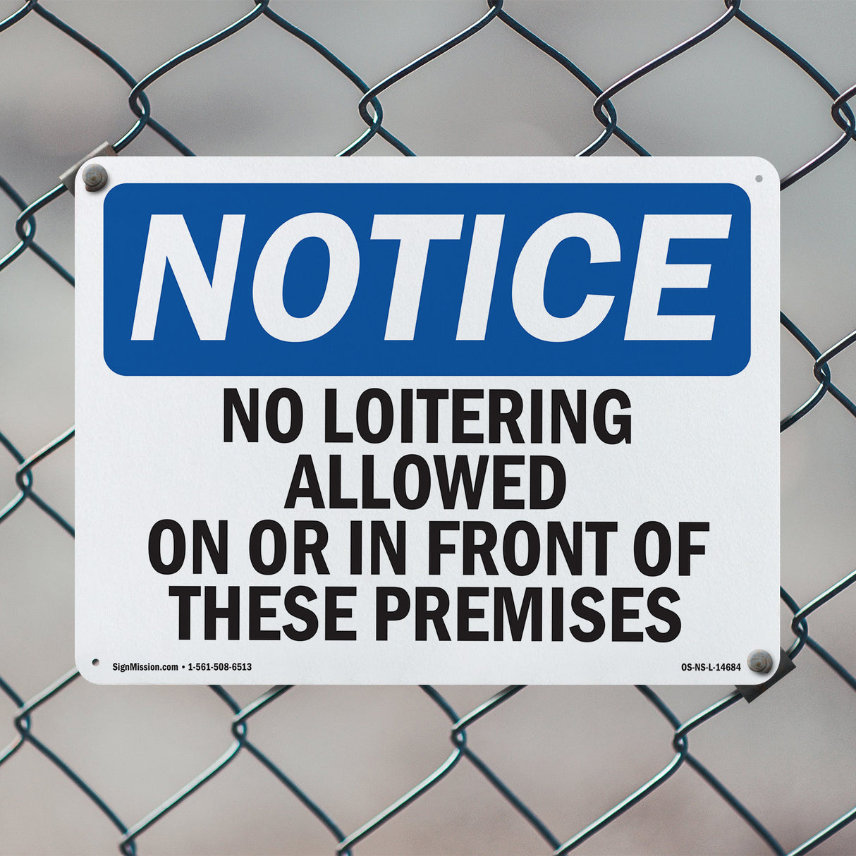 No Loitering Allowed On Or In Front Of These