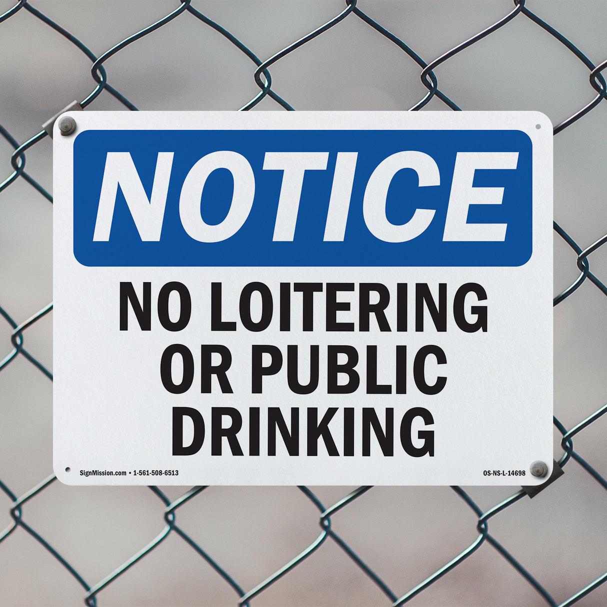 No Loitering Or Public Drinking