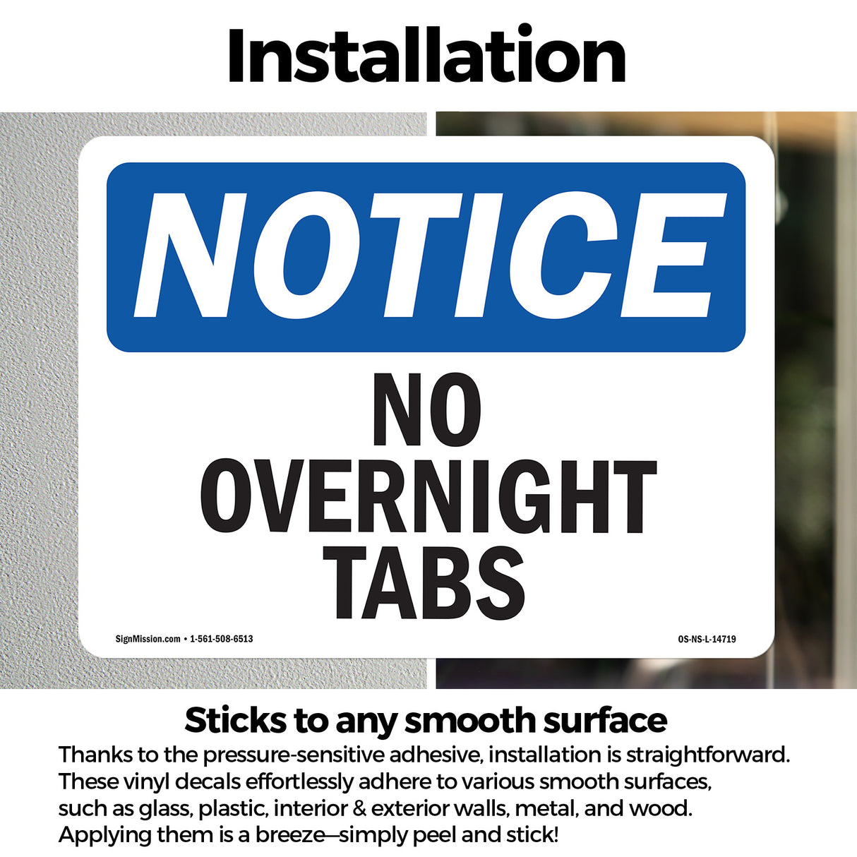 No Overnight Tabs