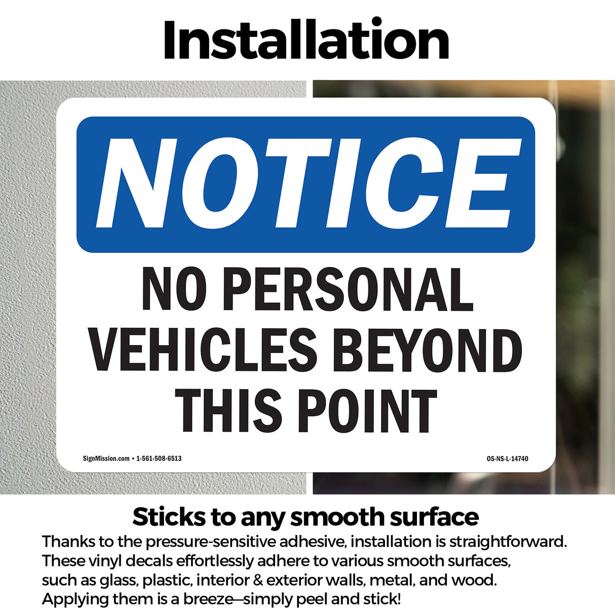 No Personal Vehicles Beyond This Point