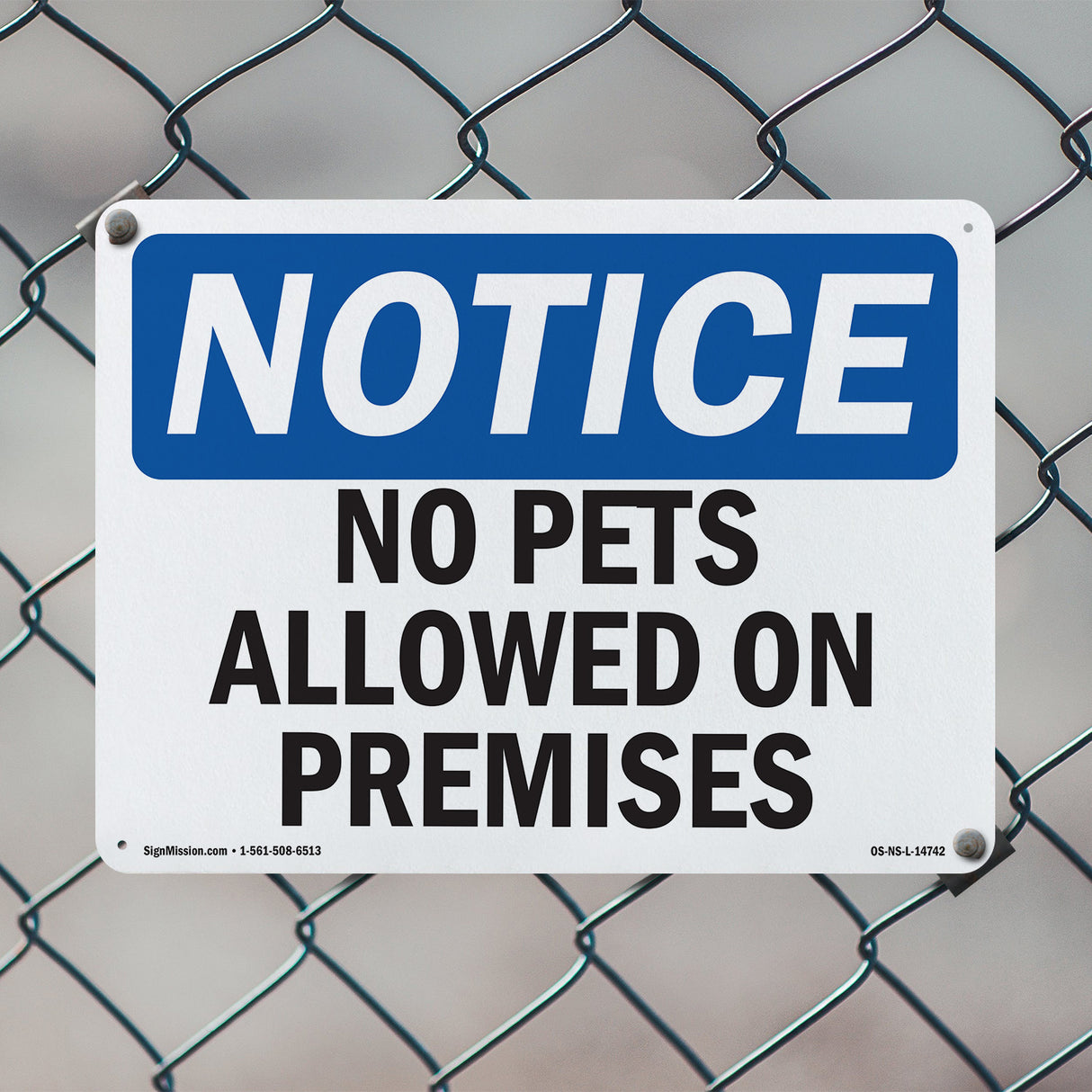 No Pets Allowed On Premises