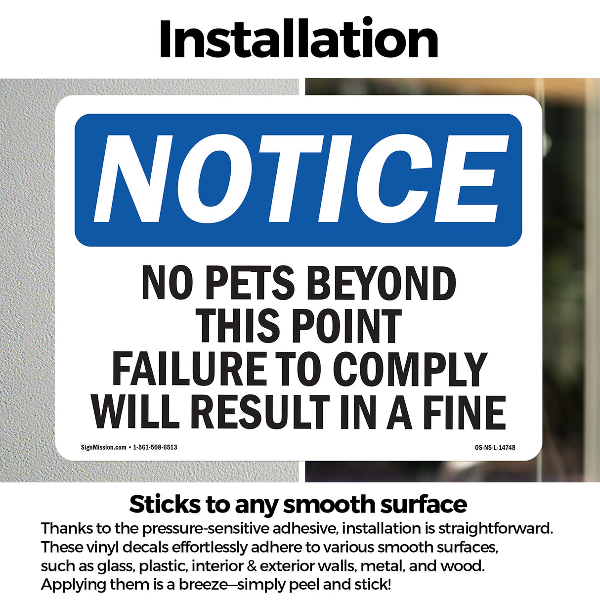 No Pets Beyond This Point Failure