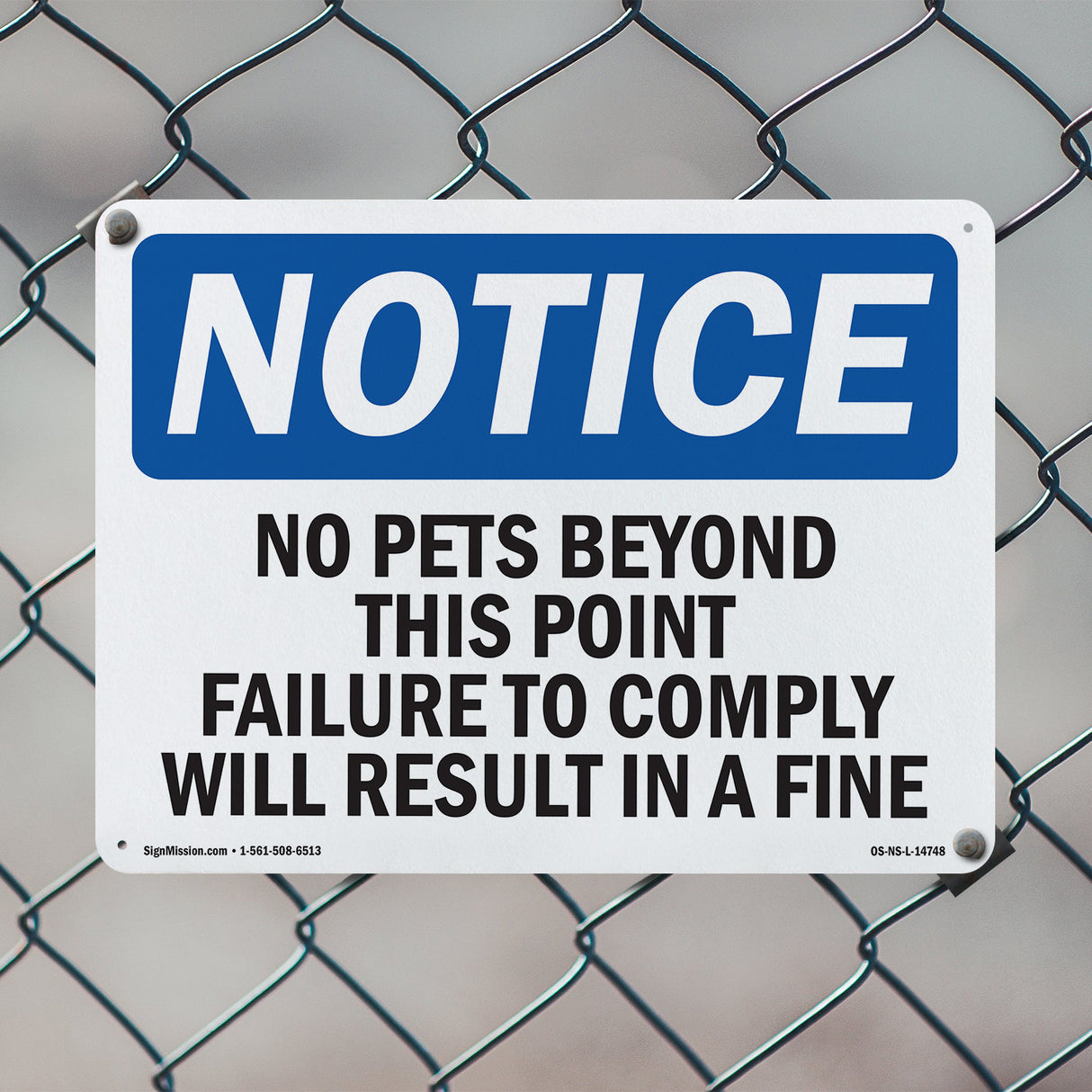 No Pets Beyond This Point Failure