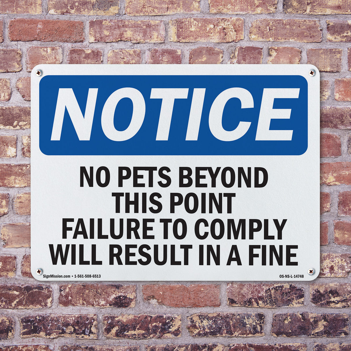 No Pets Beyond This Point Failure