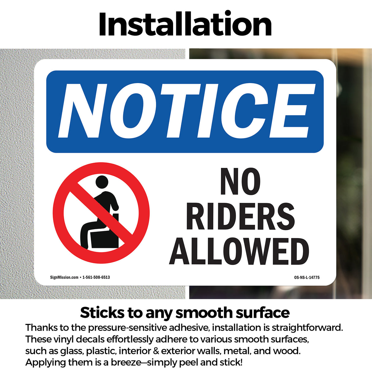 No Riders Allowed