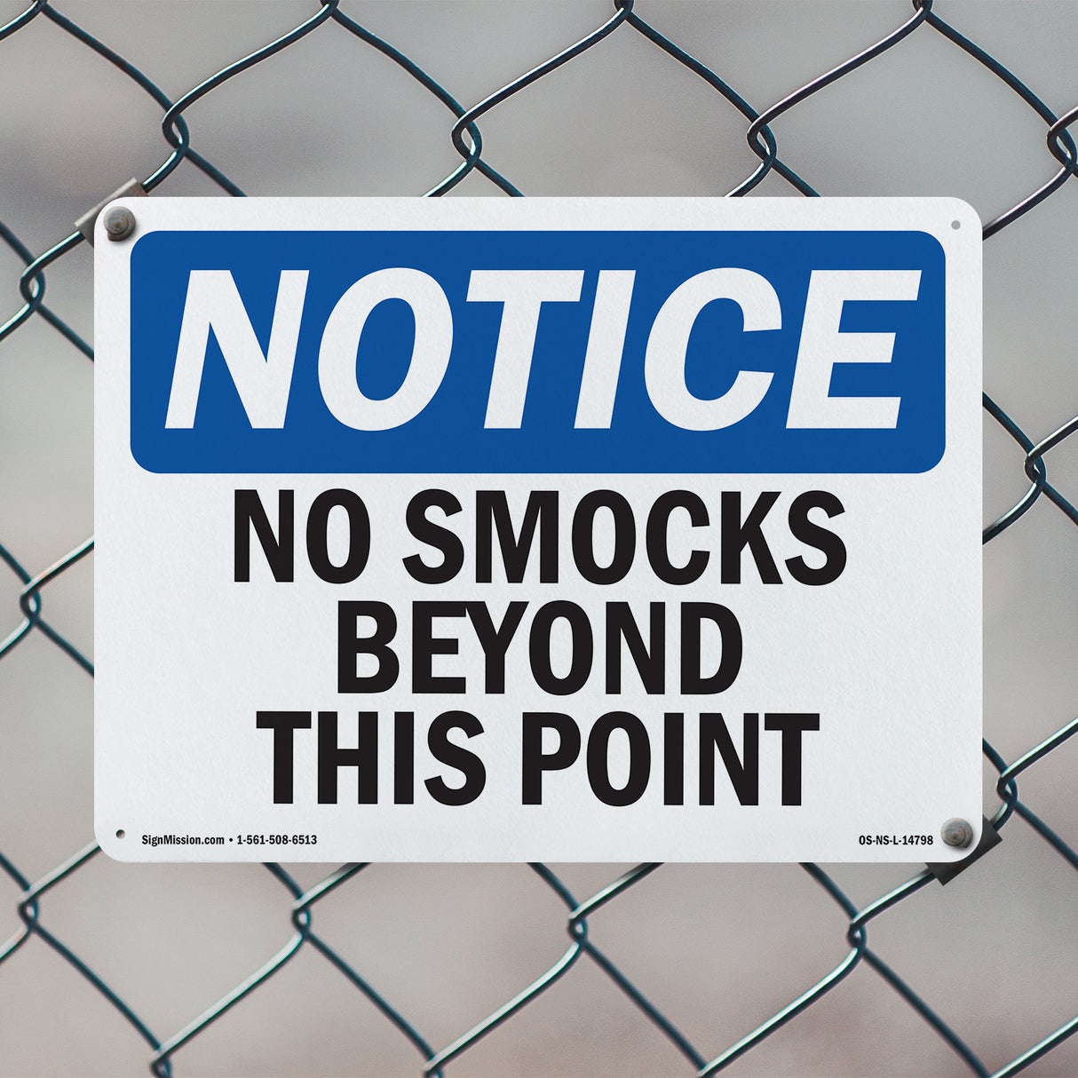 No Smocks Beyond This Point