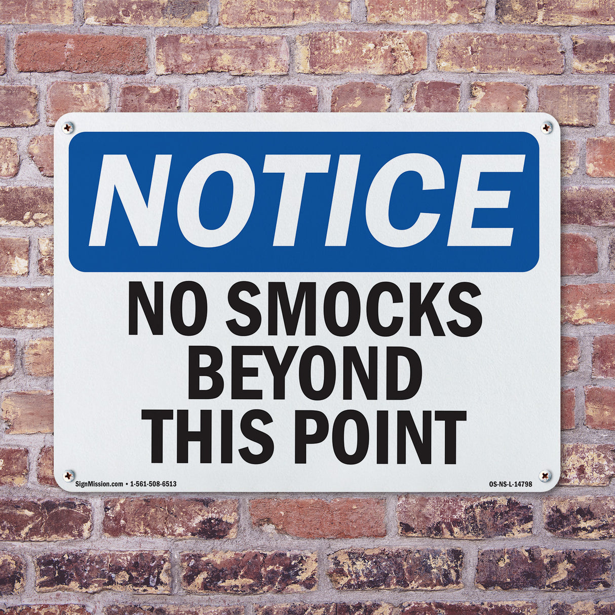 No Smocks Beyond This Point