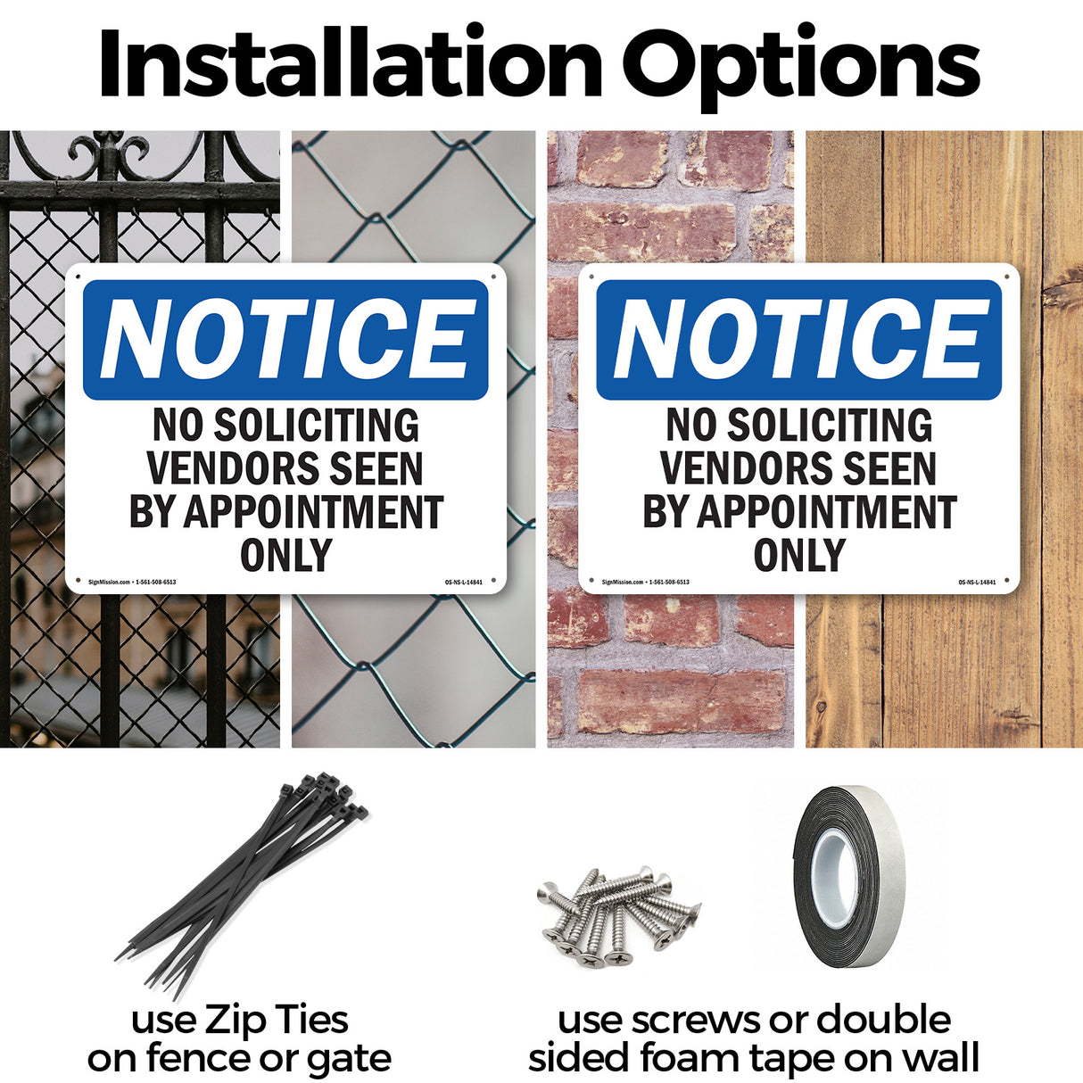 No Soliciting Vendors Seen By Appointment Only