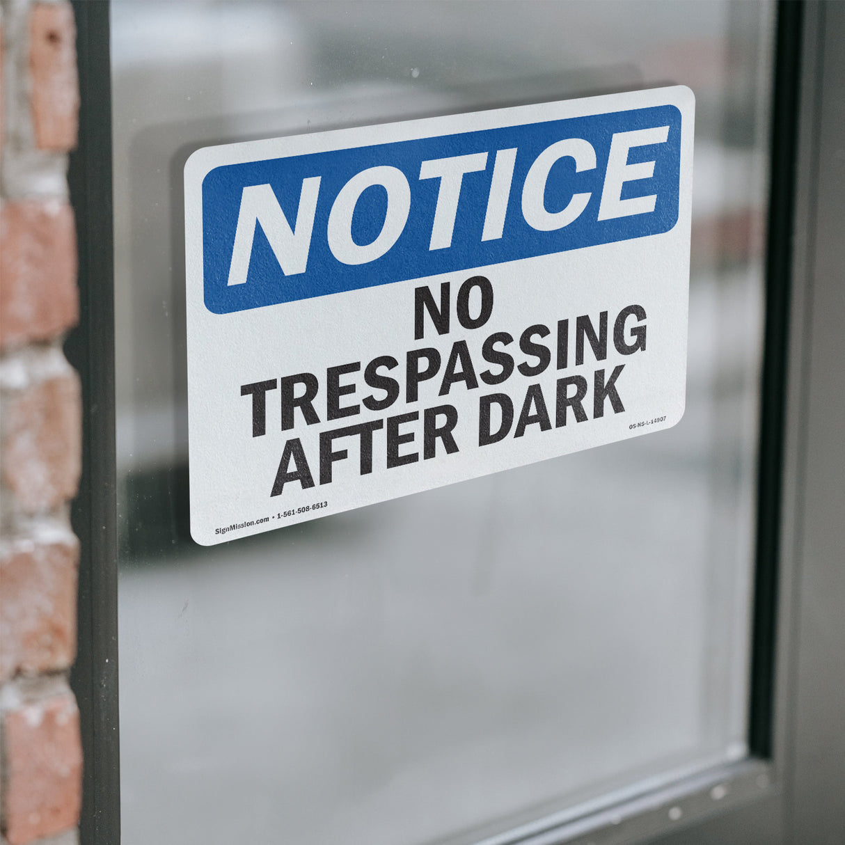 No Trespassing After Sunset