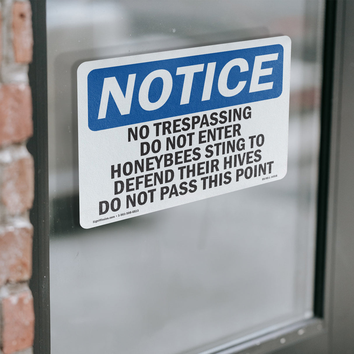 No Trespassing Do Not Enter Honeybees