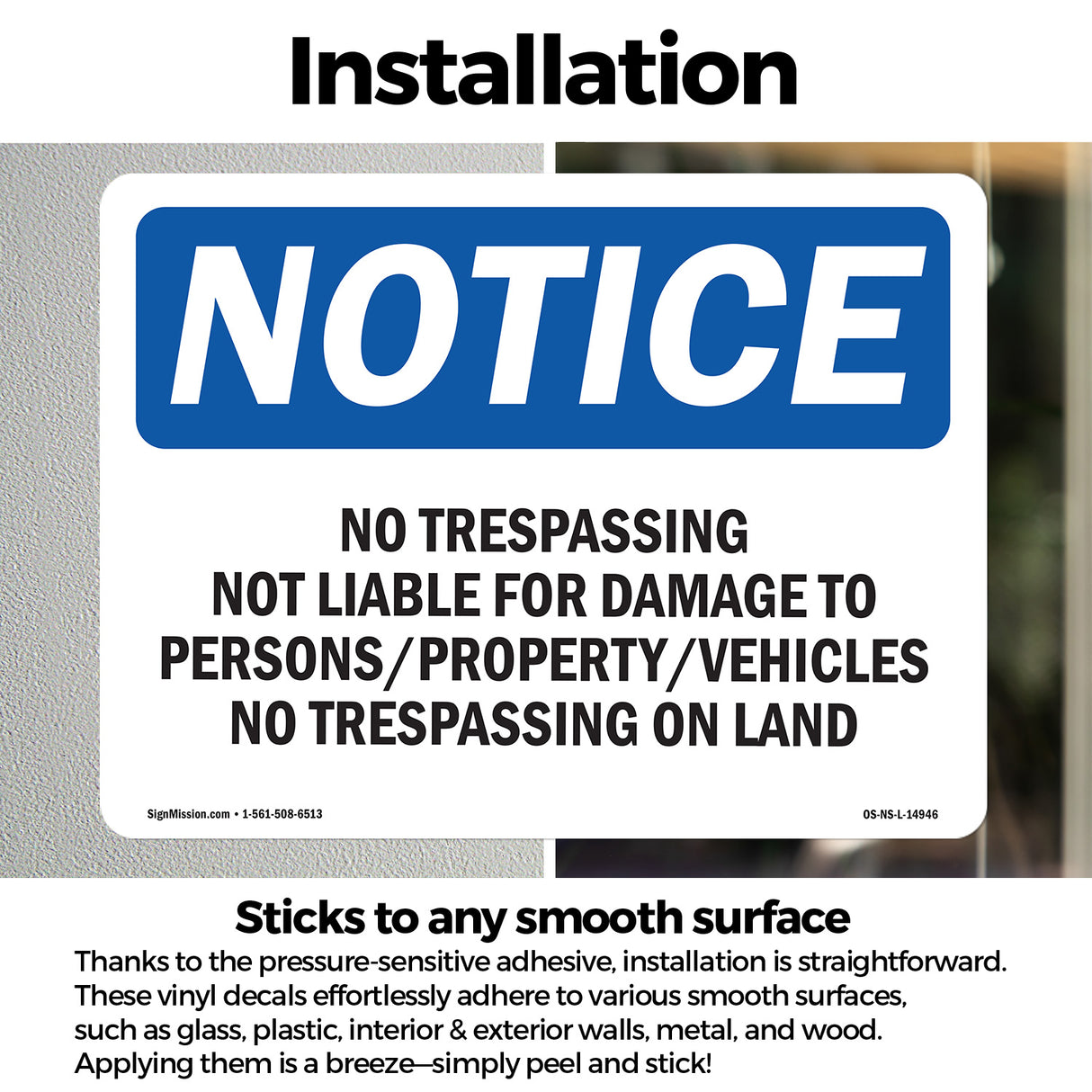 No Trespassing Not Liable For Damage To