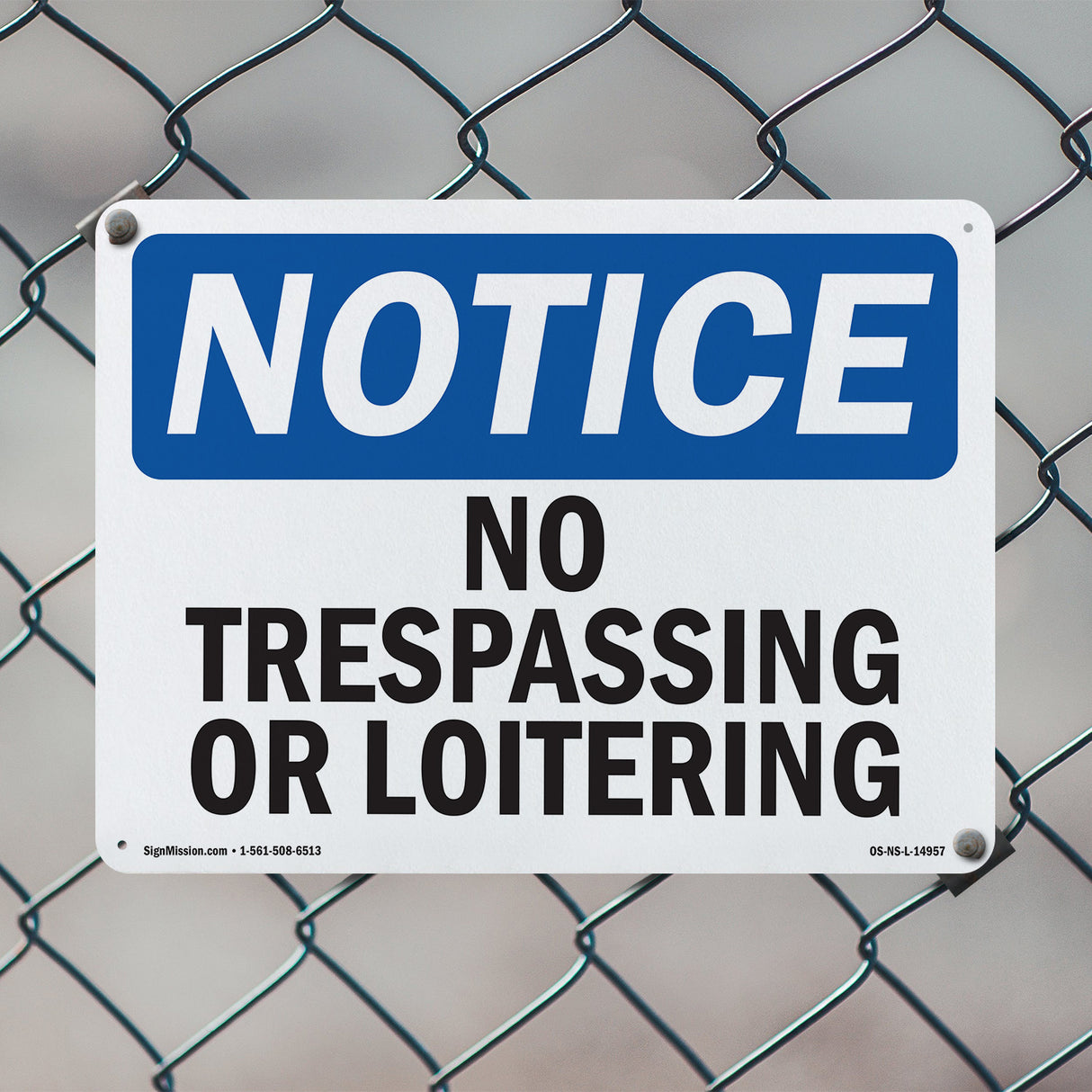 No Trespassing Or Loitering
