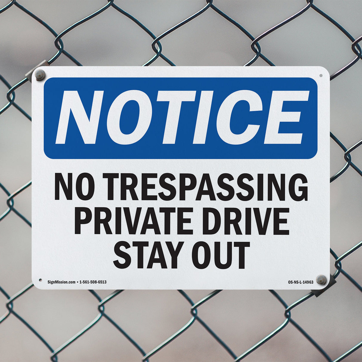 No Trespassing Private Drive Stay Out