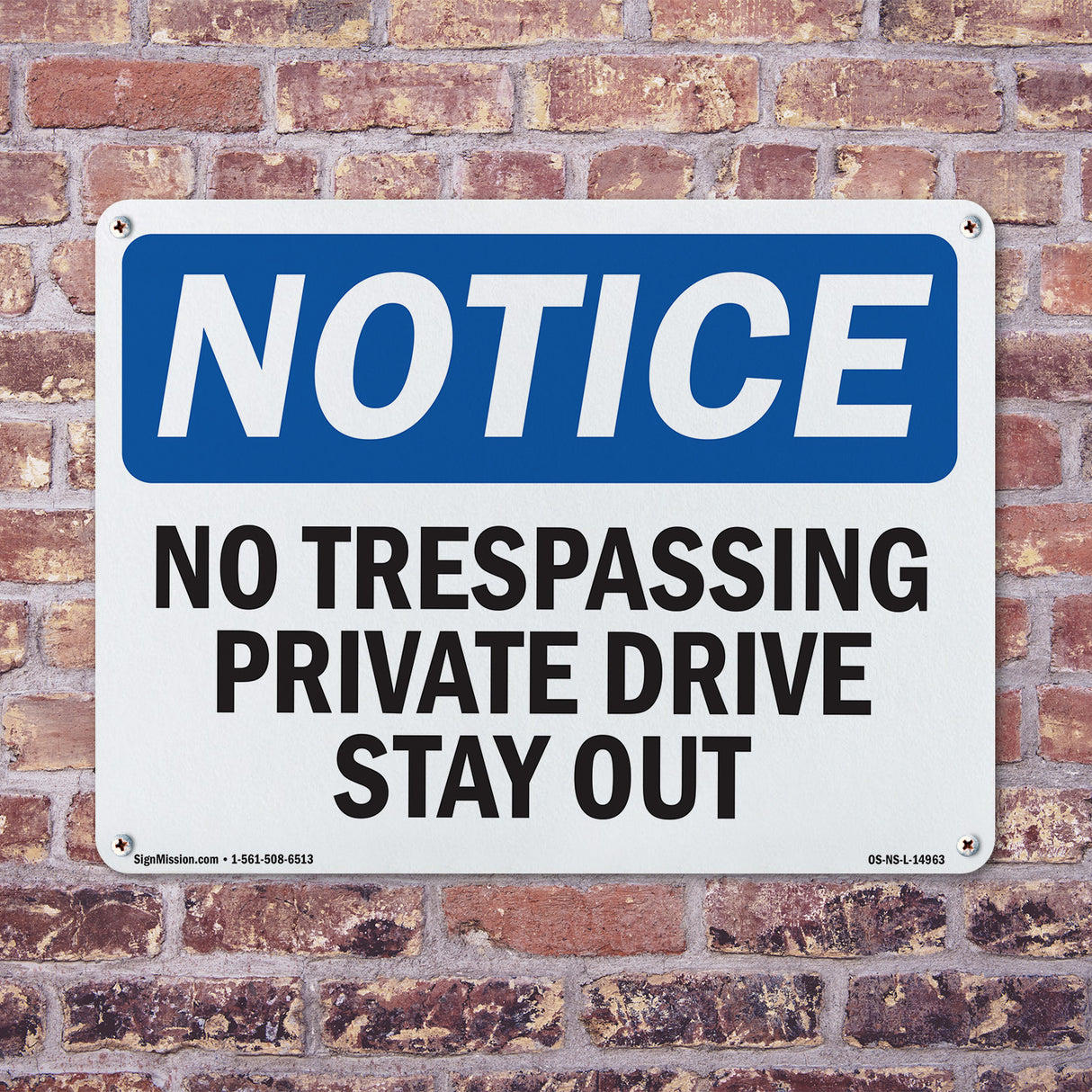 No Trespassing Private Drive Stay Out