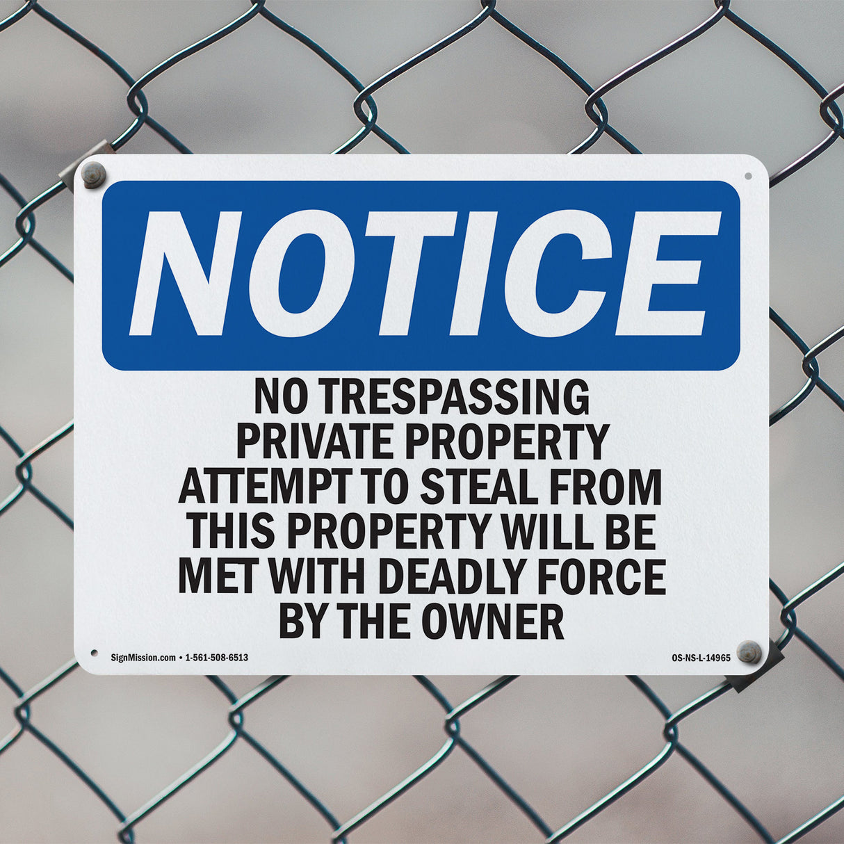 No Trespassing Private Property Attempts