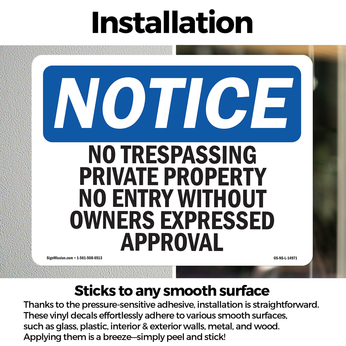 No Trespassing Private Property No Entry