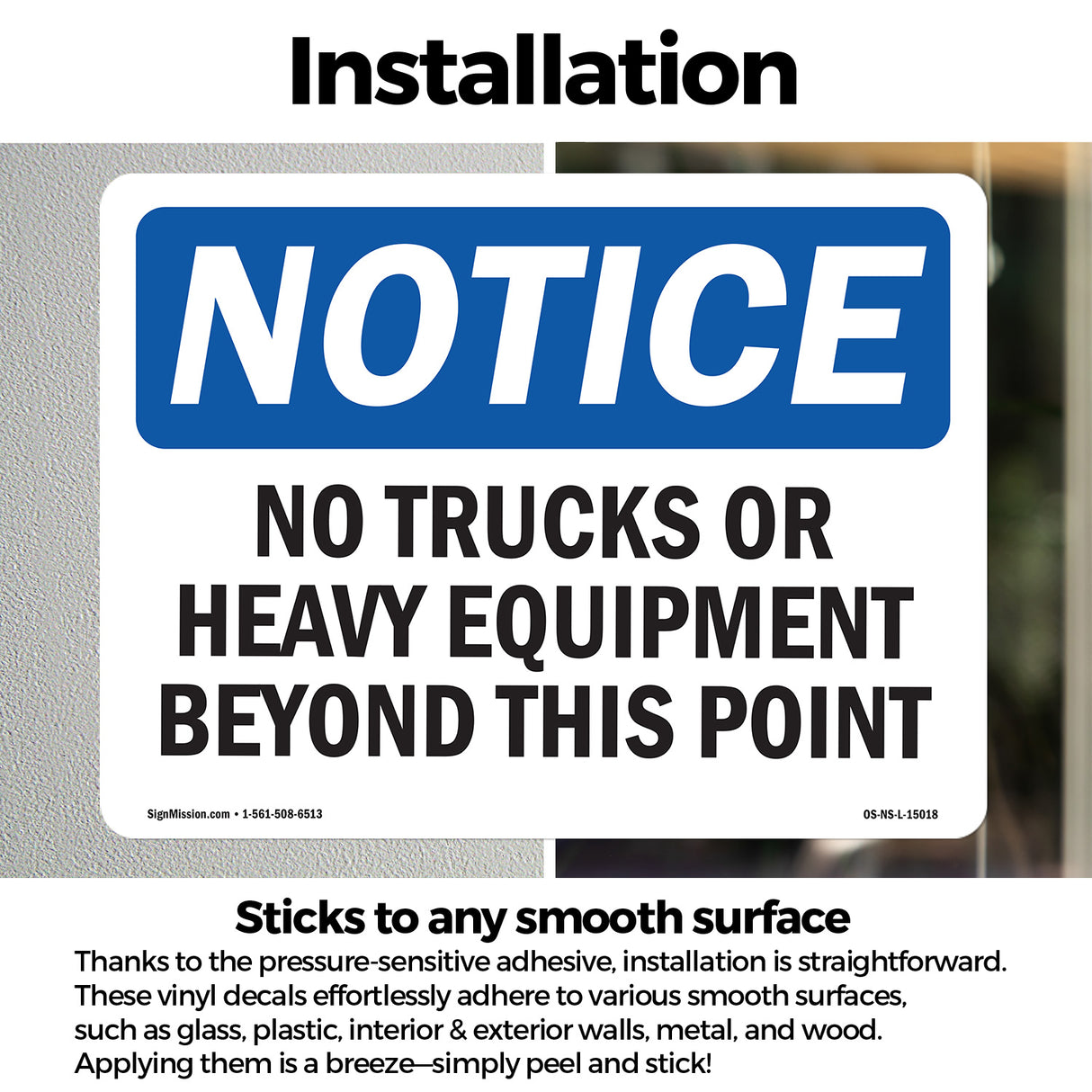 No Trucks Or Heavy Equipment Beyond