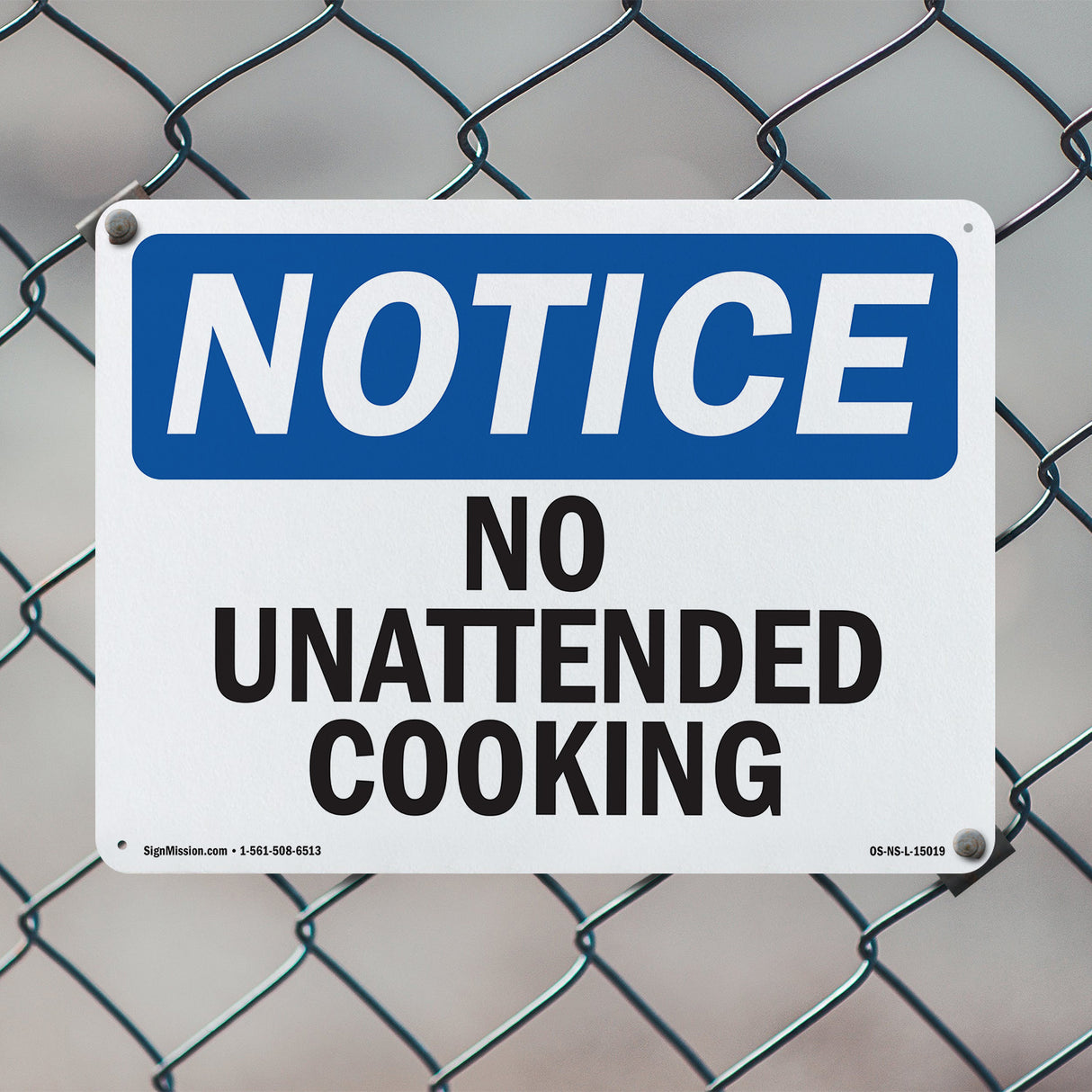 No Unattended Cooking