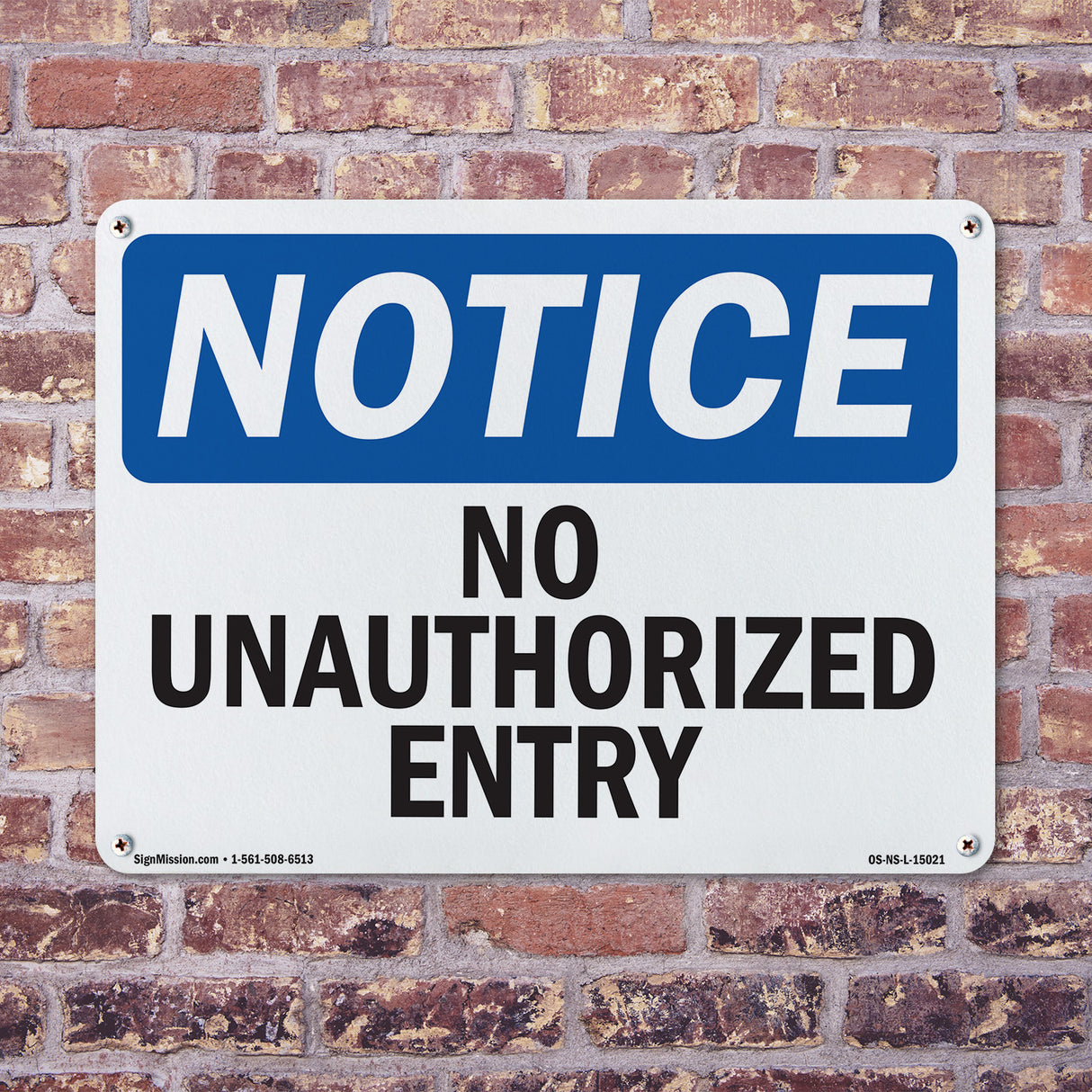 No Unauthorized Entry