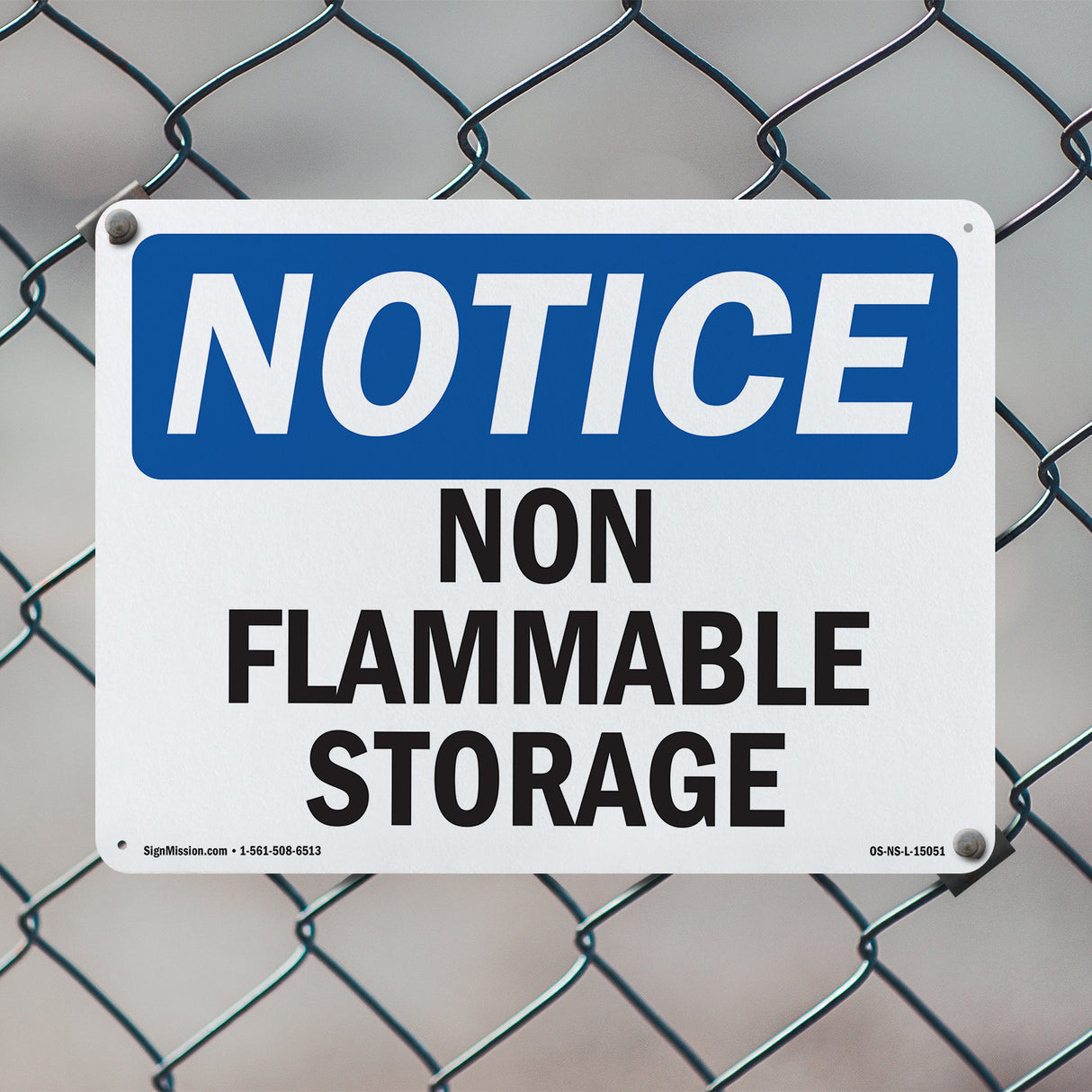 Non Flammable Storage Sign