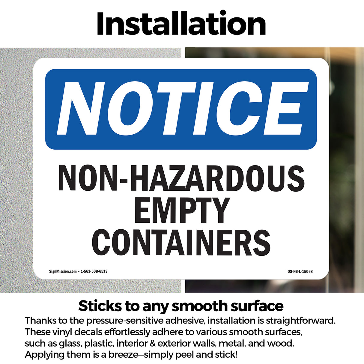 Non-Hazardous Empty Containers
