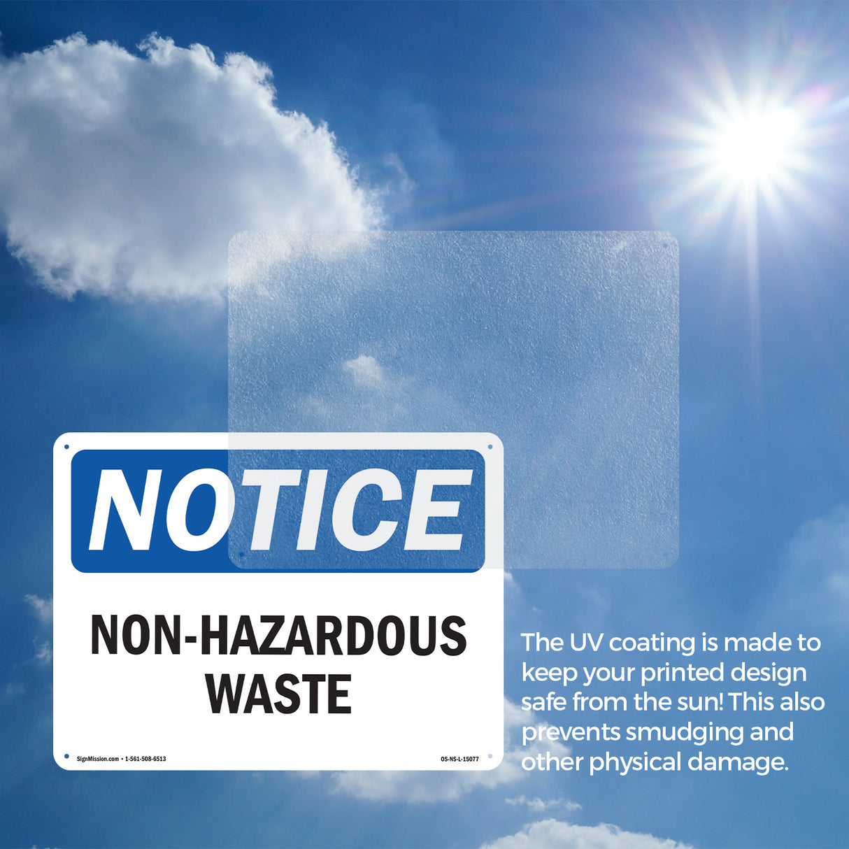 Non-Hazardous Waste Sign
