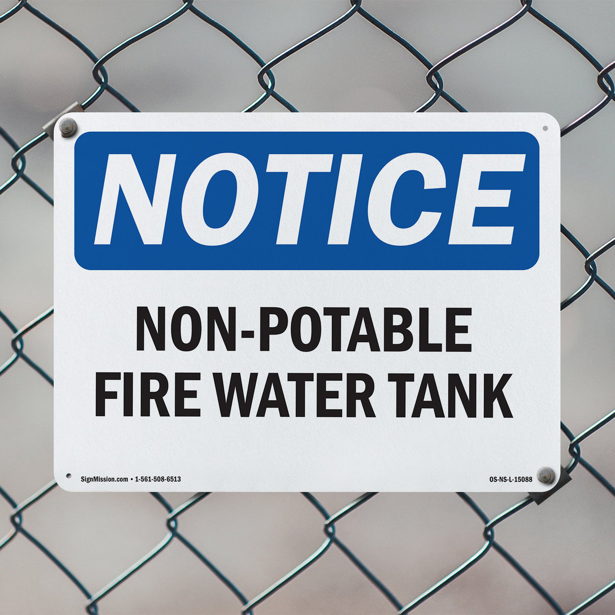 Non-Potable Fire Water Tank