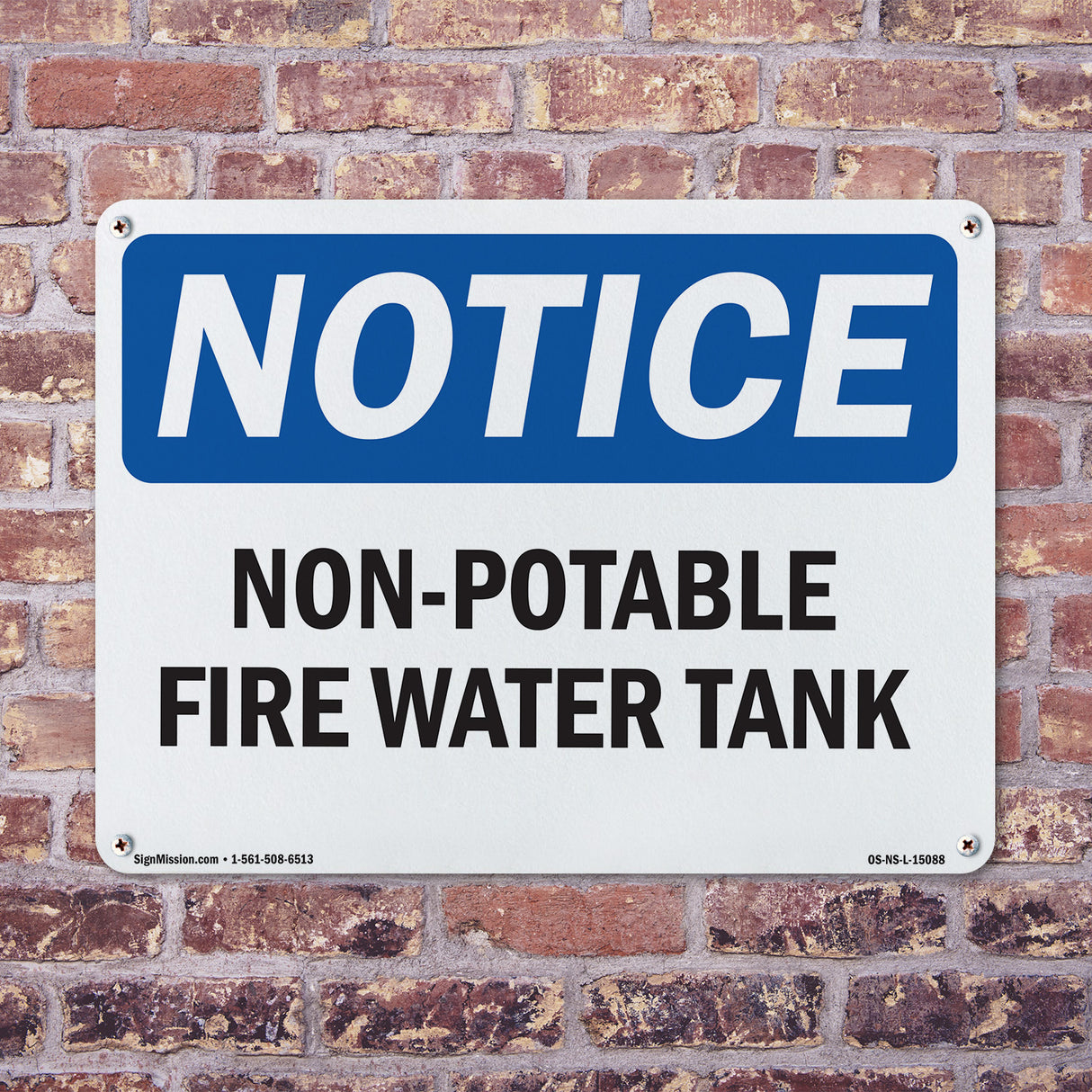 Non-Potable Fire Water Tank