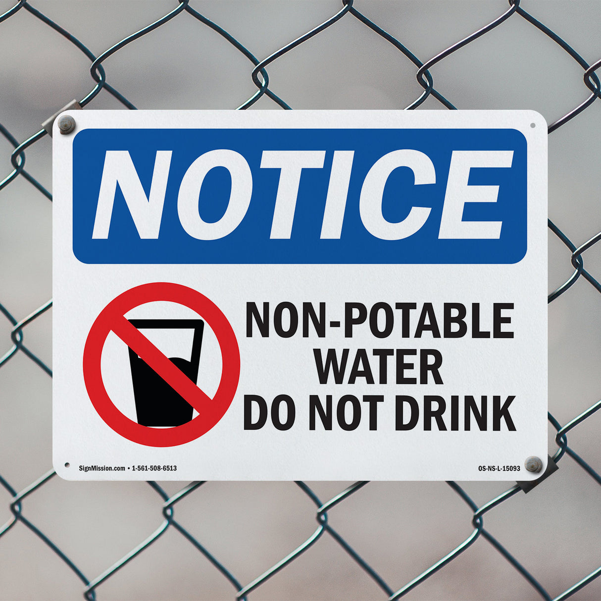 Non-Potable Water Do Not Drink