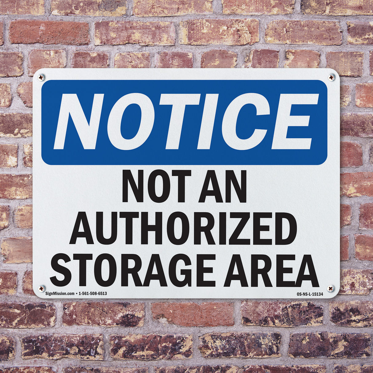 Not An Authorized Storage Area