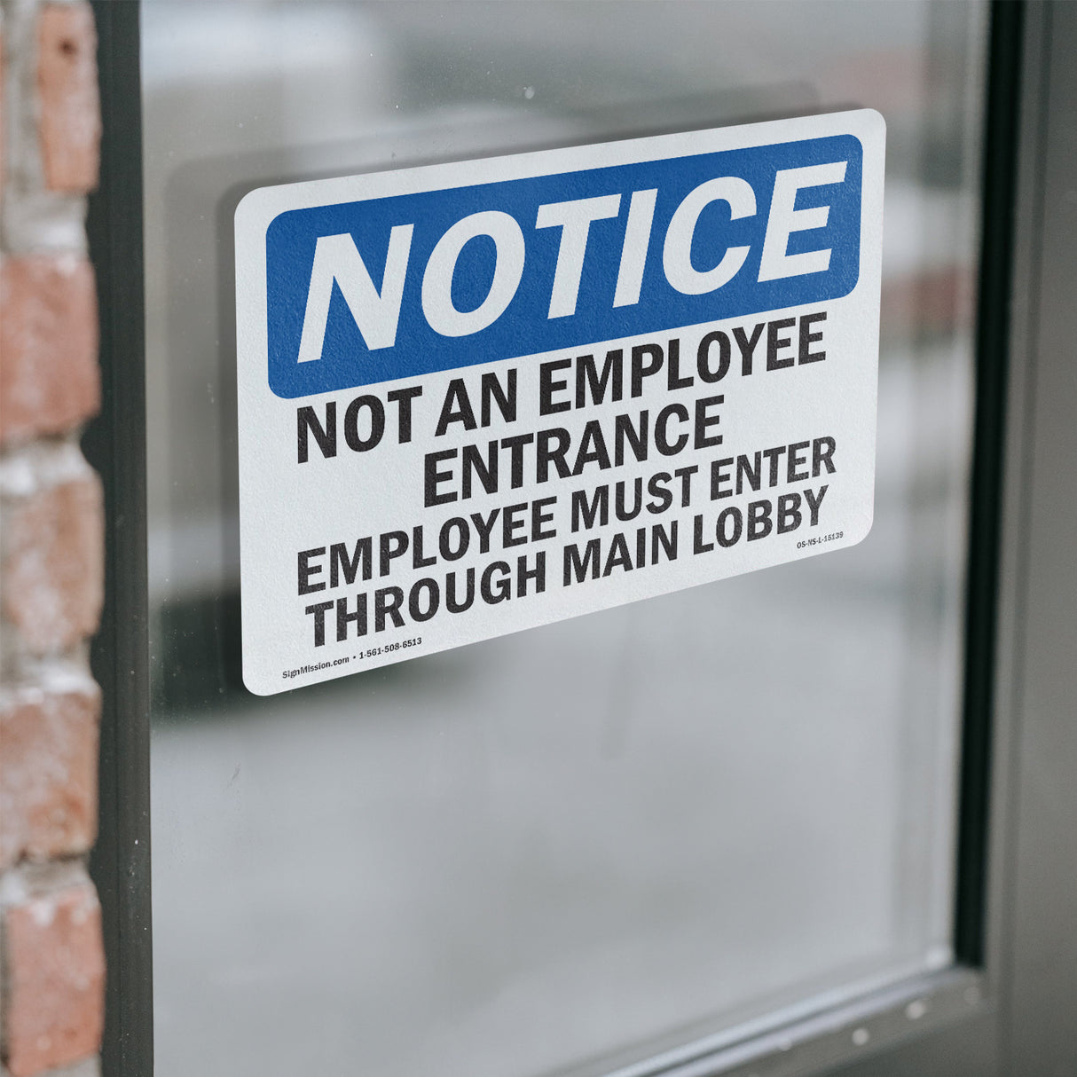 Not An Employee Entrance Employees Must