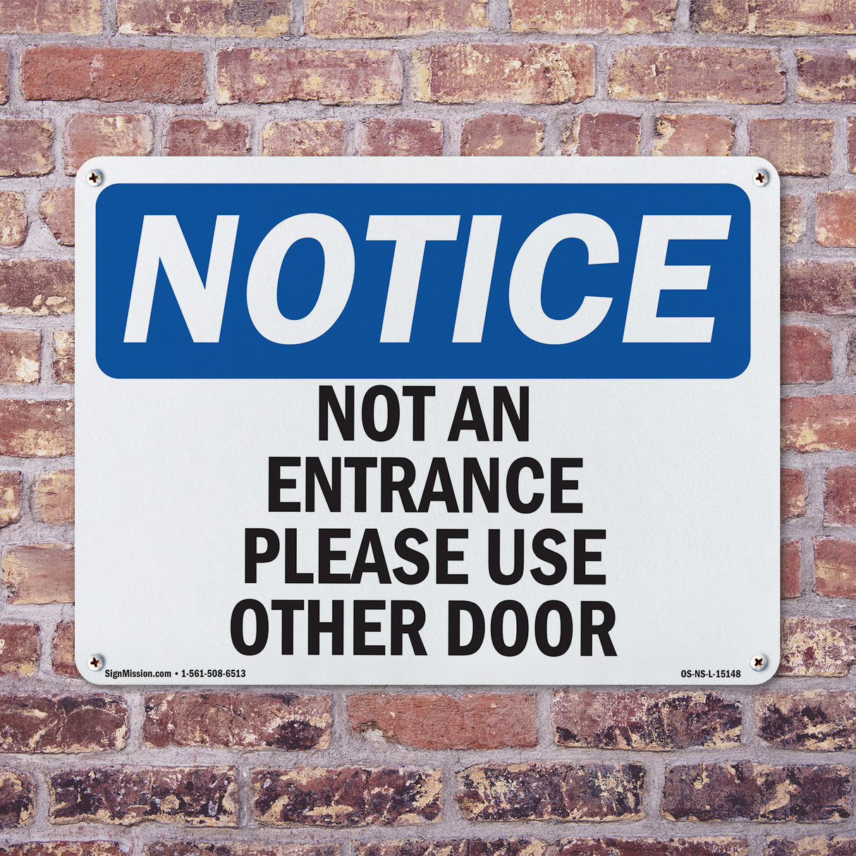 Not An Entrance Please Use Other Door
