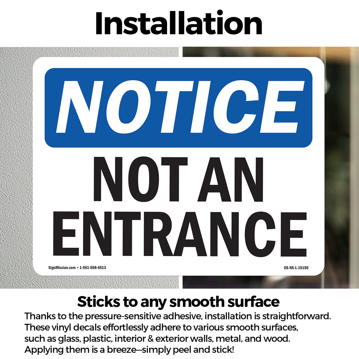 Not An Entrance