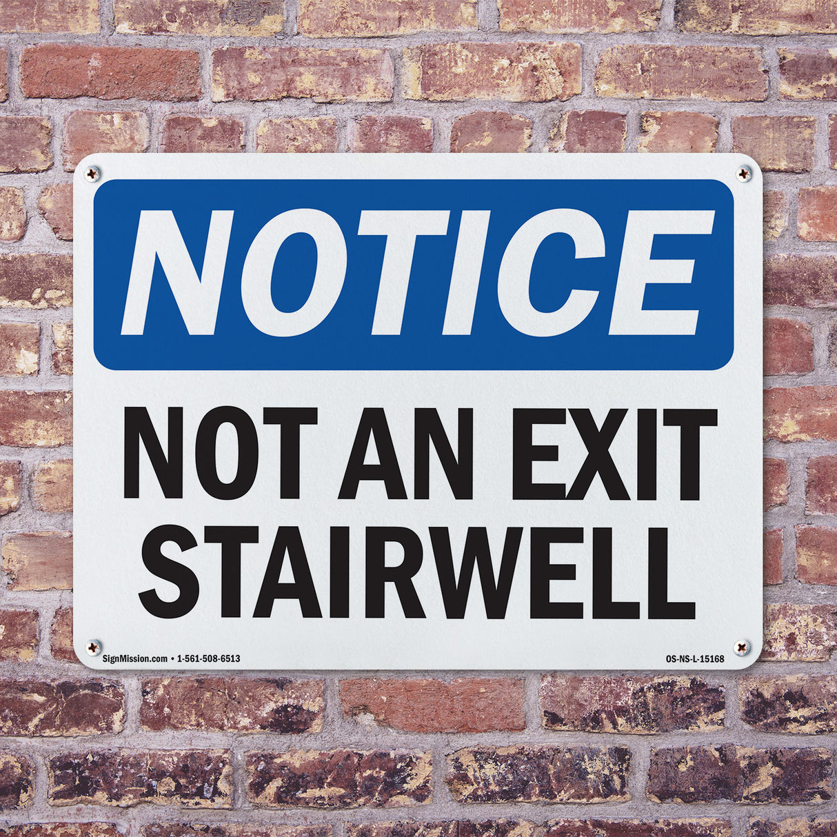 Not An Exit Stairwell