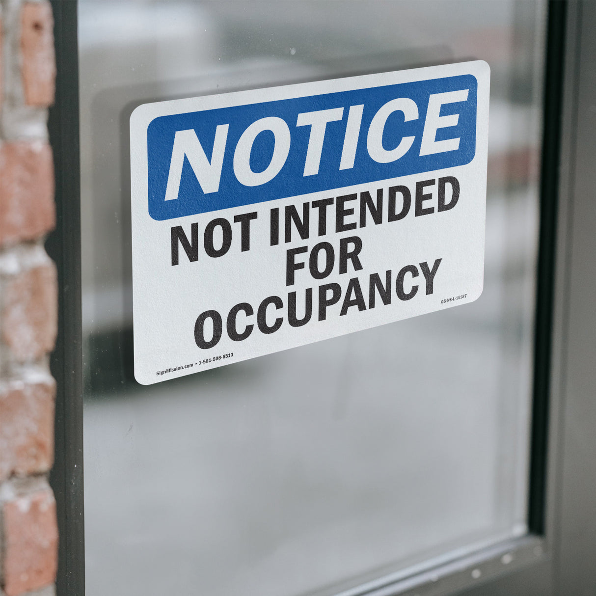 Not Intended For Occupancy