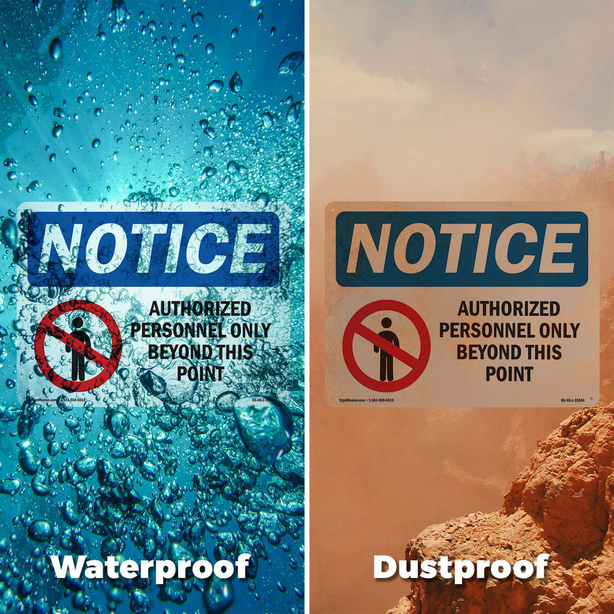 NOTICE Authorized Personnel Only Beyond This Point