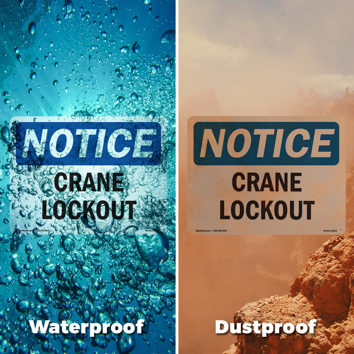 NOTICE Crane Lockout