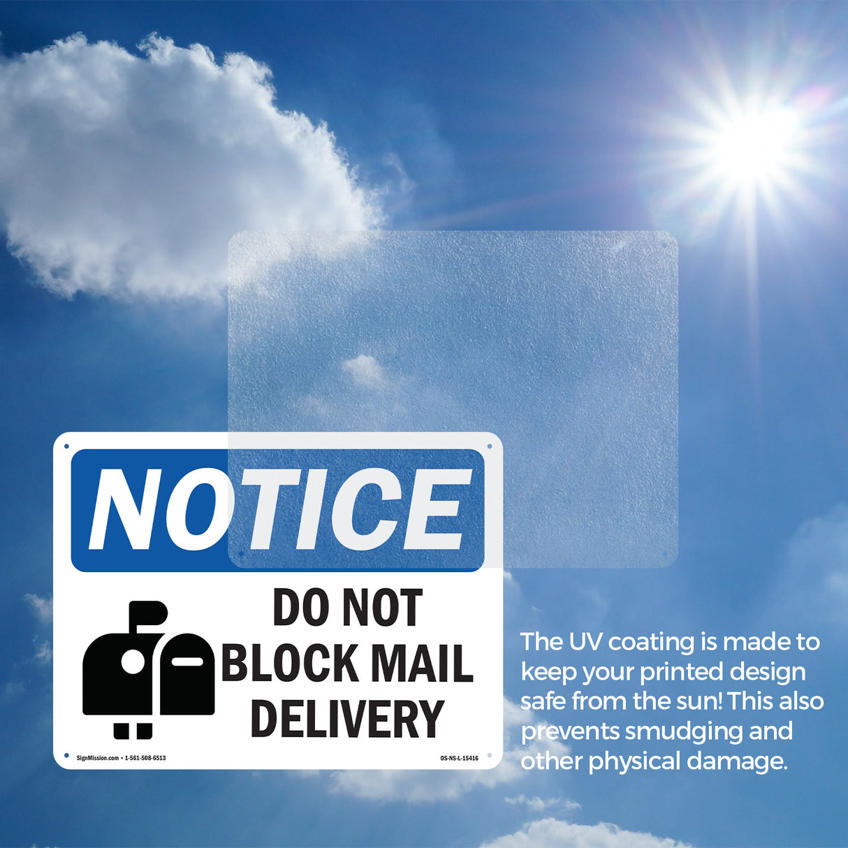 NOTICE Do Not Block Mail Delivery