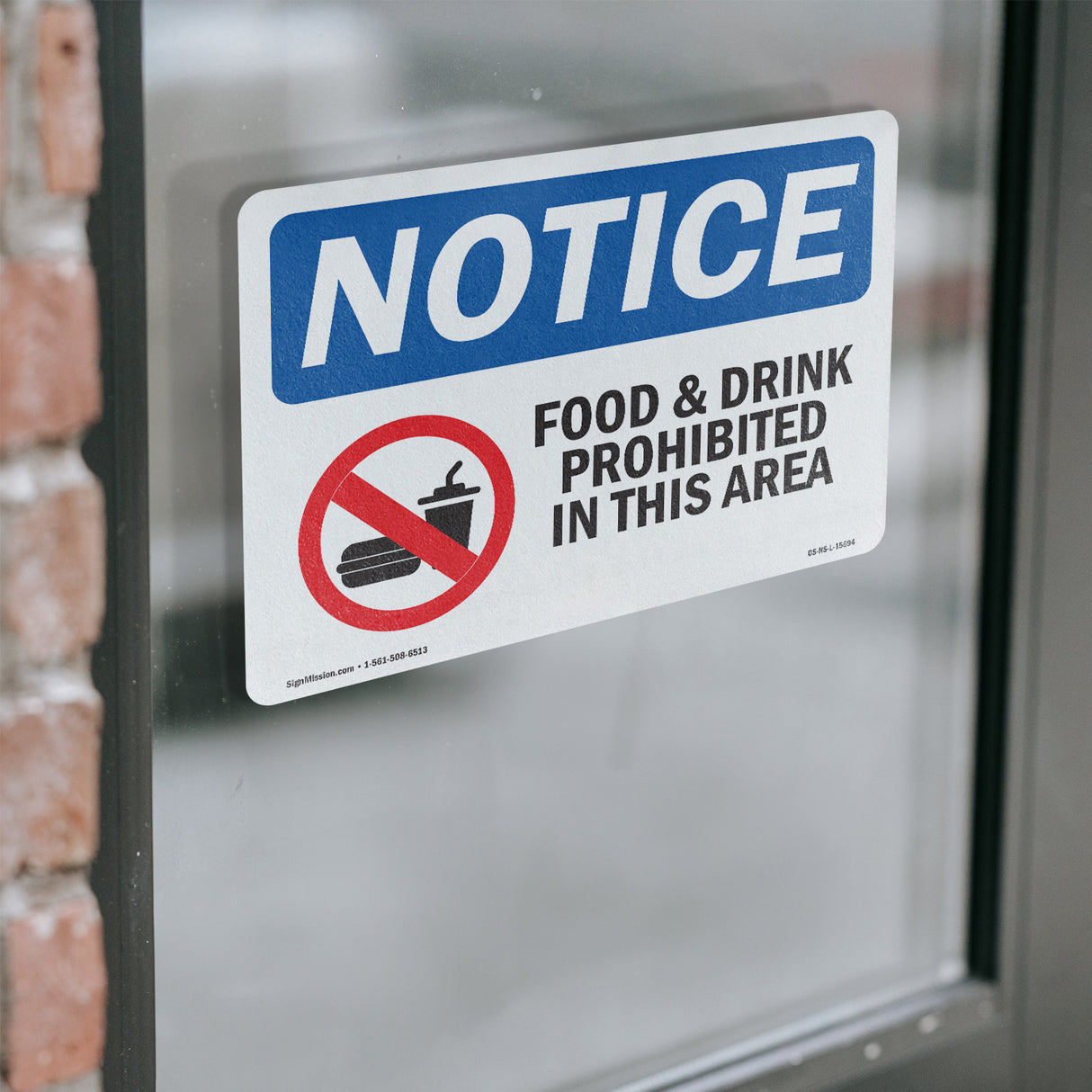 Food And Drink Prohibited