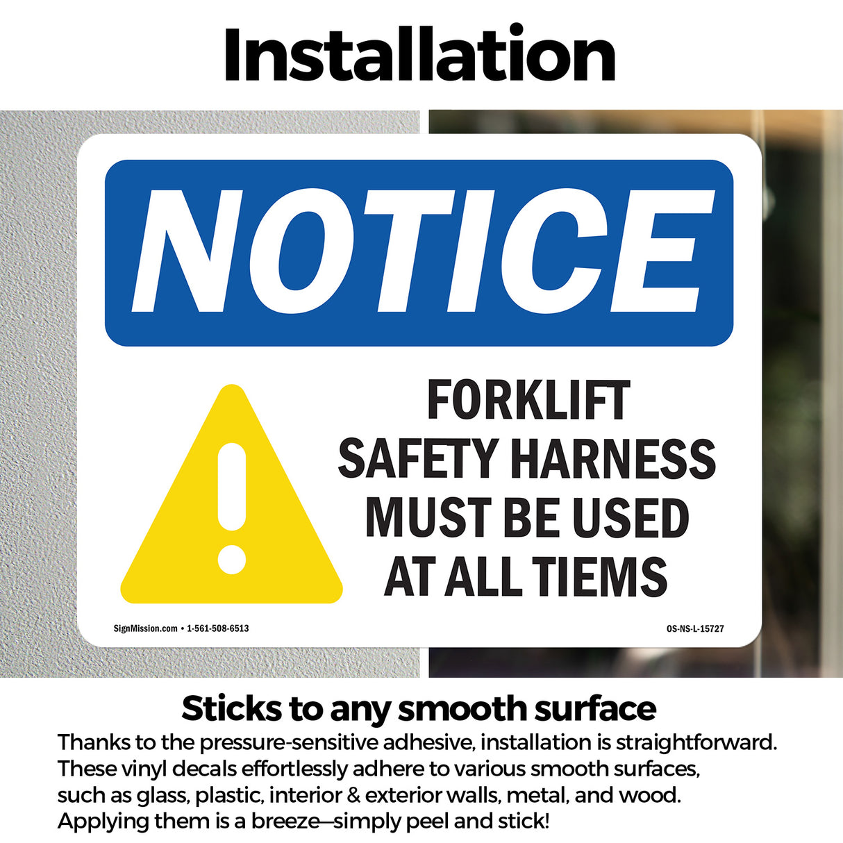 Forklift Safety Harness