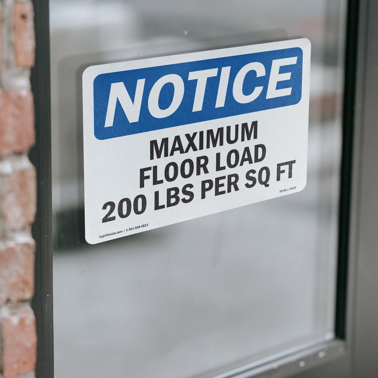 NOTICE Maximum Floor Loading 200 Lbs Per Sq Ft