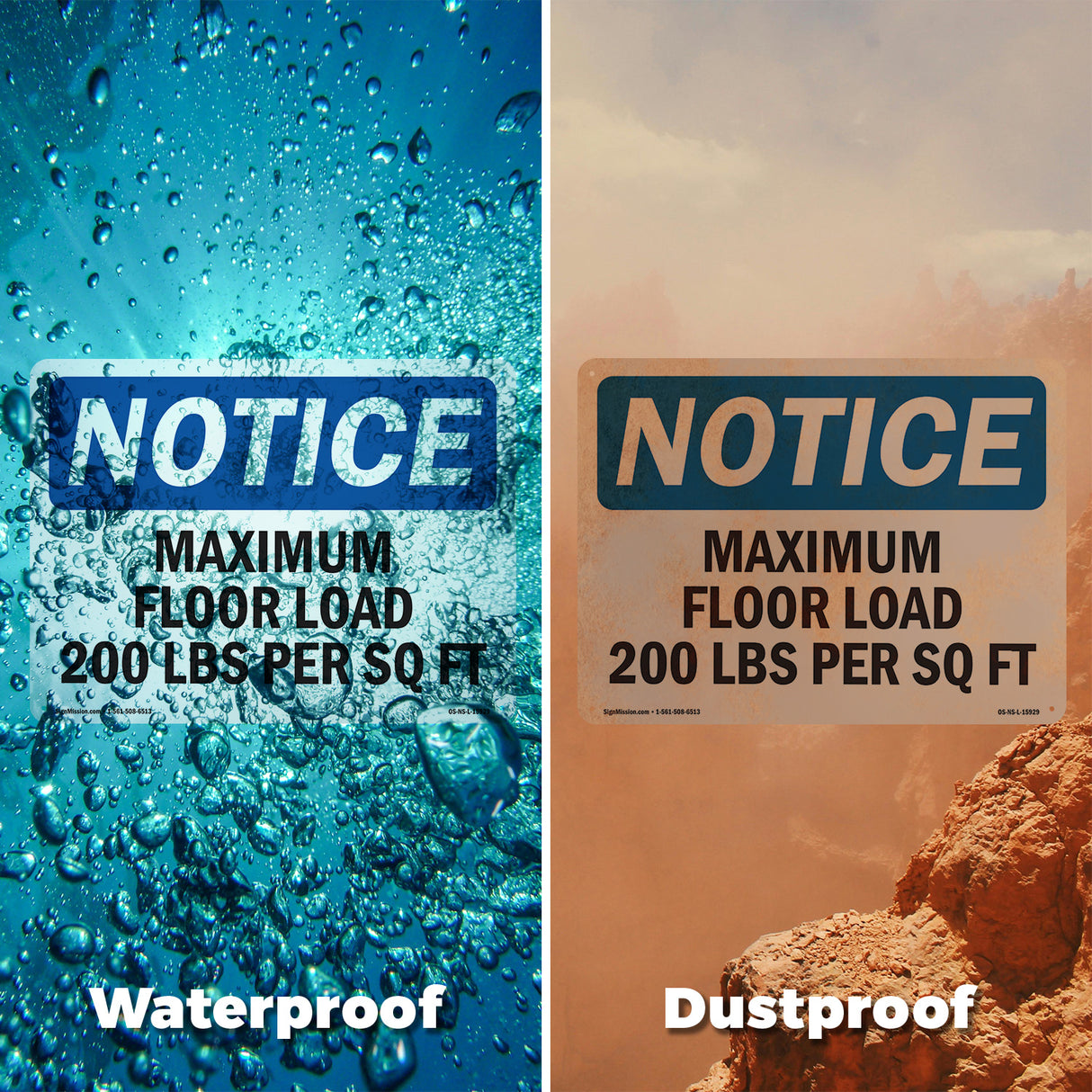 NOTICE Maximum Floor Loading 200 Lbs Per Sq Ft